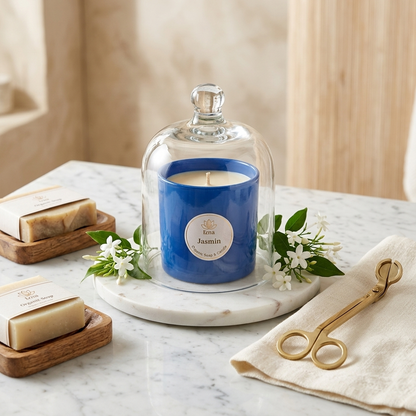 Glass Bell Jar Cloche Set