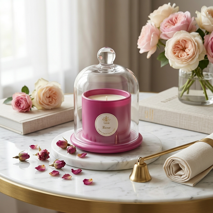 Glass Bell Jar Cloche Set