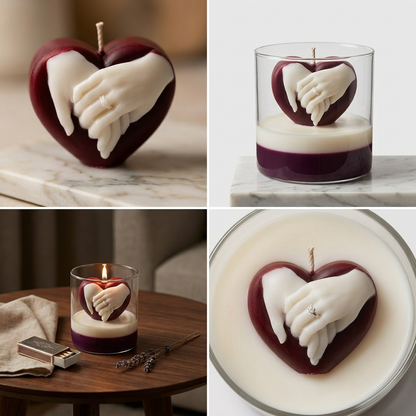 Heart Shape Romantic Candle